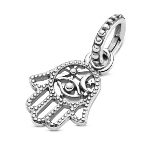 Pandora - Charm Pendant argent Main de Fatma Protectrice Pandora Passions - Charms pandora symbole