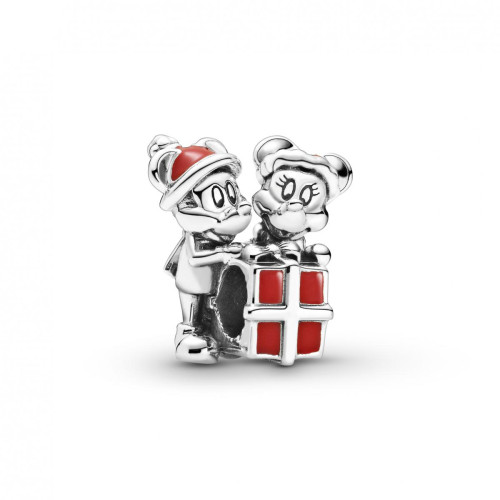 Pandora - Charm argent Cadeau de Mickey & Minnie Disney x Pandora - Bijoux Pandora