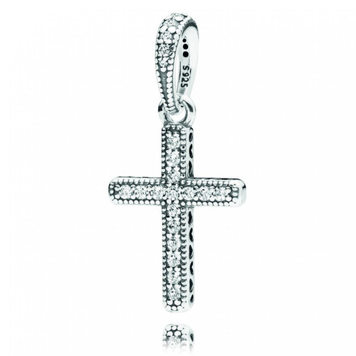 Pandora - Pendentif Croix Scintillante argent Pandora Passions - Charms pandora argent symbole