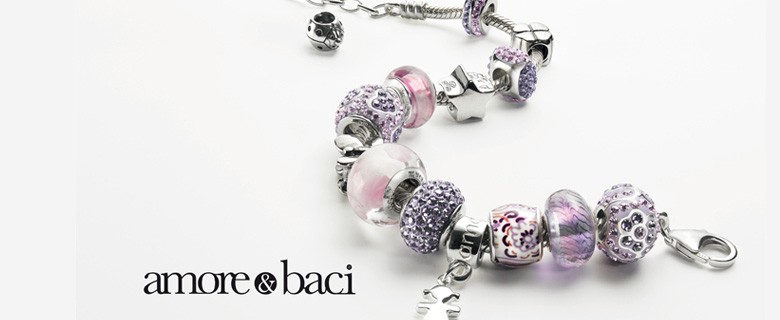 Bracelet charms Amore & Baci