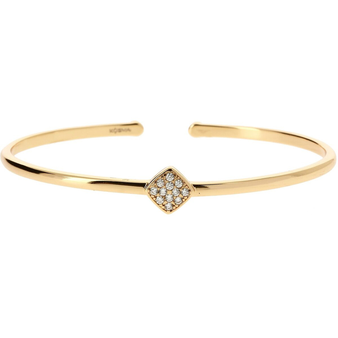 bracelet kosma ella jwbb00004-or - métal doré jaune & cristaux femme