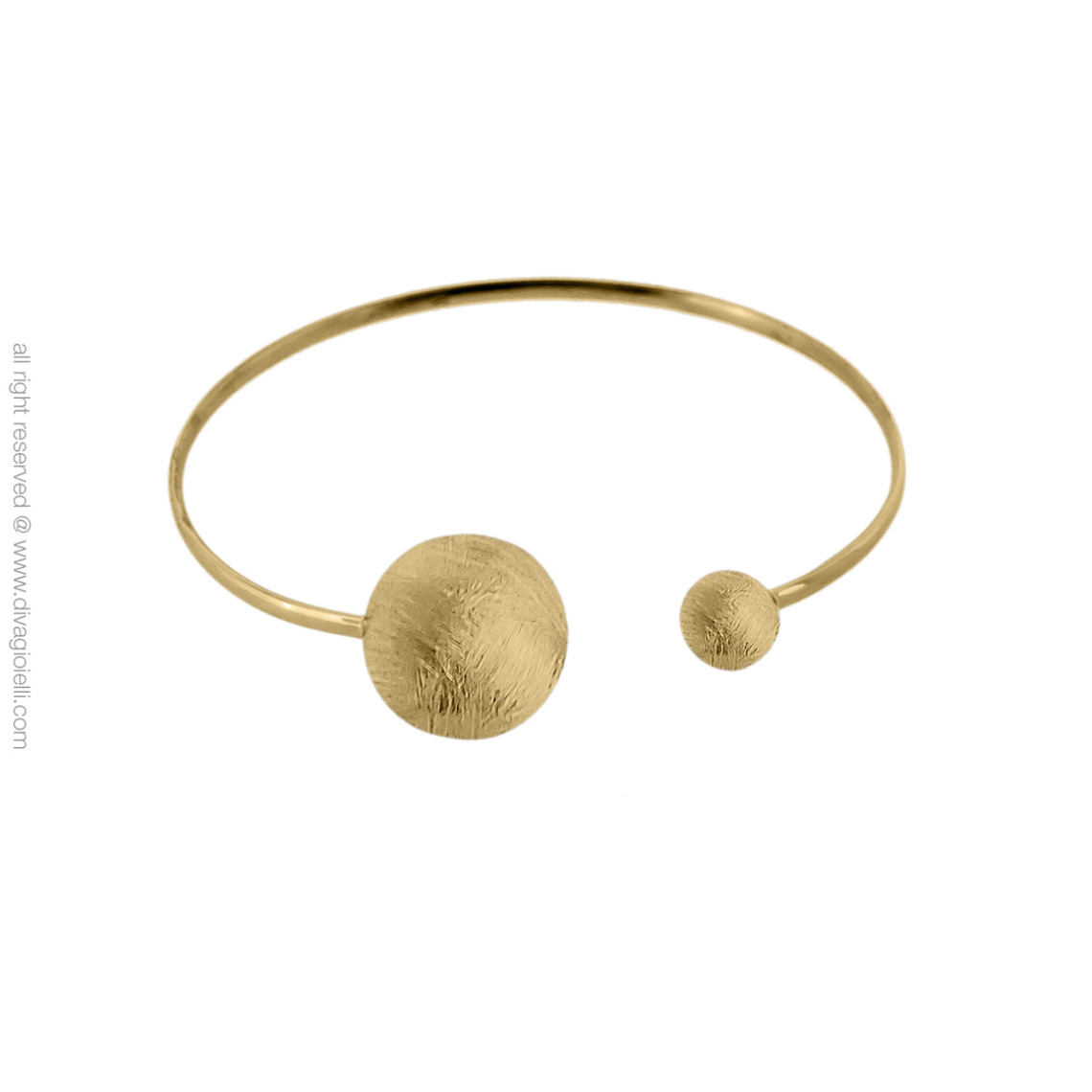 bracelet 17334-003 argent doré - diva gioielli eclisse