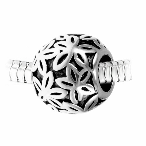 So Charm Bijoux Charm perle ornemental acier par SC Crystal BEA0186