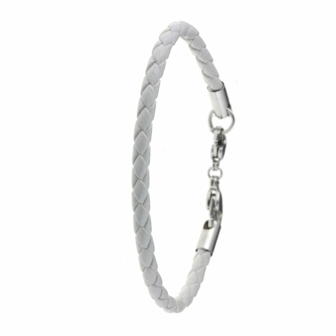 So Charm Bijoux Bracelet façon cuir blanc pour charms perles par SC Crystal SB064-BLANC
