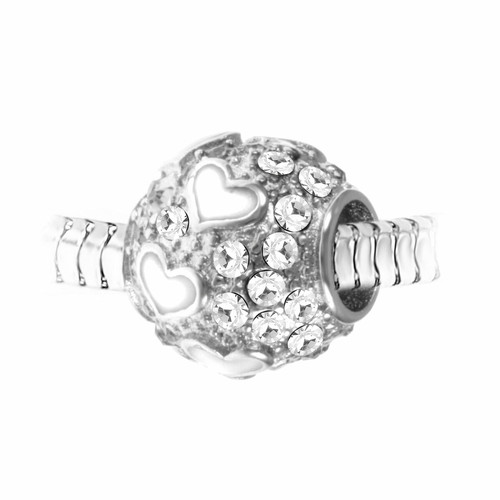 So Charm Bijoux - Charm perle cristaux de Bohème  - Charms pas cher