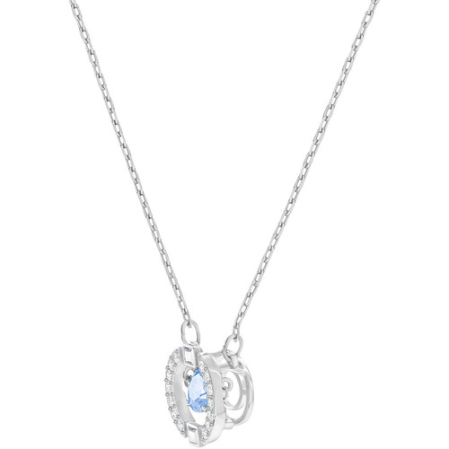 Swarovski Collier et pendentif Swarovski Bijoux 5279425 - Acier Cristal Bleu Femme 5279425