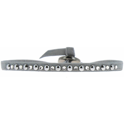 Les Interchangeables - Bracelet Tissu Acier Gris A29570 - Bijoux gris