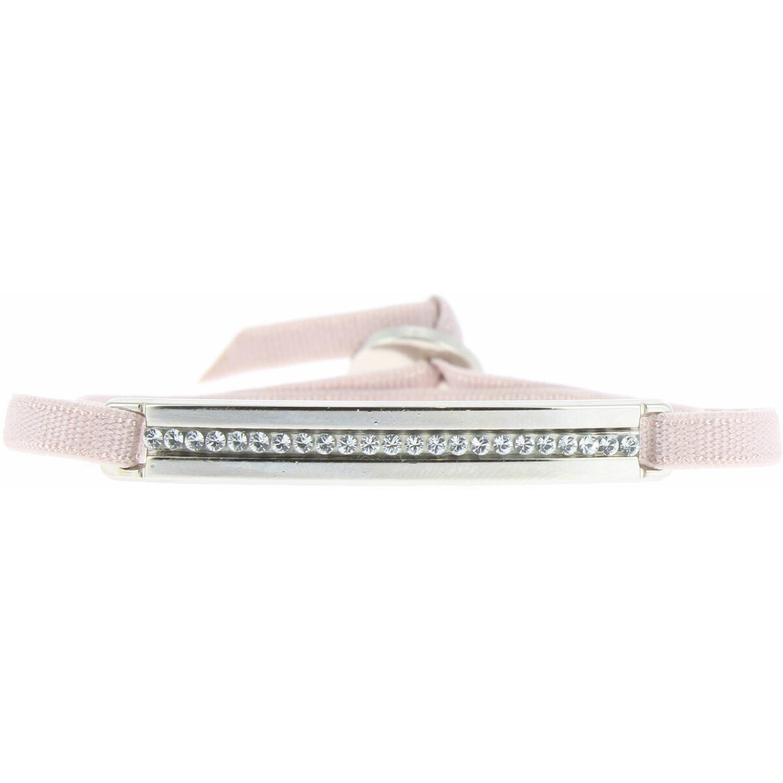 bracelet tissu rose cristaux swarovski a32380