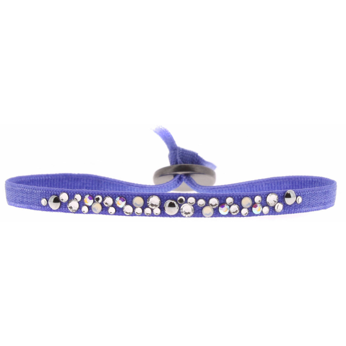 Les Interchangeables Bracelet Tissu Acier Bleu A38216 A38216