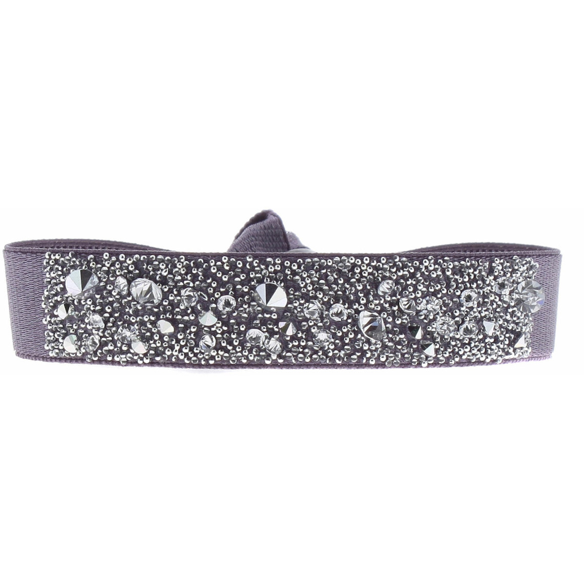 bracelet tissu violet cristaux swarovski a41129