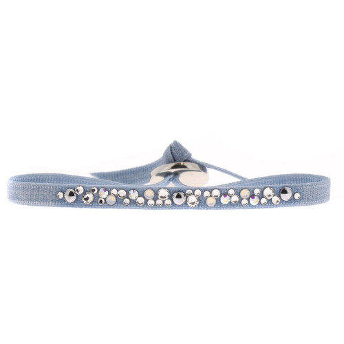 Les Interchangeables - Bracelet Tissu Acier Turquoise A41175 - Bracelet de marque