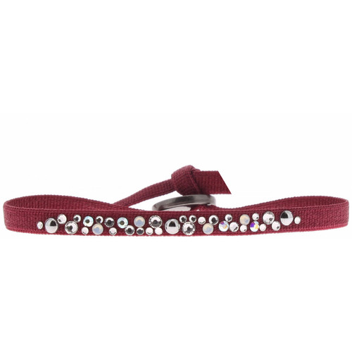 Les Interchangeables - Bracelet Tissu Acier Rouge A41181 - Bracelet de marque