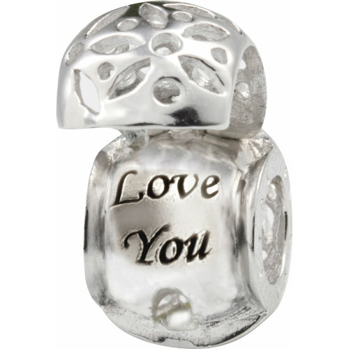 Amore & Baci - Charm Message Argent 8109 - Idees cadeaux noel bijoux charms
