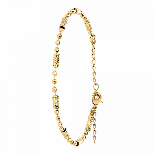Angèle M Bijoux - Bracelet Femme - B2377-DORE Acier Doré  - Idees cadeaux noel bijoux charms