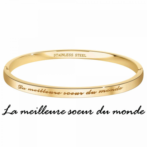 Athème - Bracelet Composé Athème B2541-07-DORE - Promo bijoux charms 30 a 40