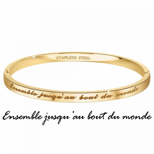 Athème - Bracelet Composé Athème B2541-14-DORE - Bijoux acier de marque