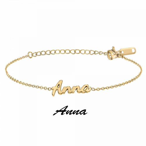 Athème - Bracelet Athème B2694-DORE-ANNA - Promo bijoux charms 30 a 40