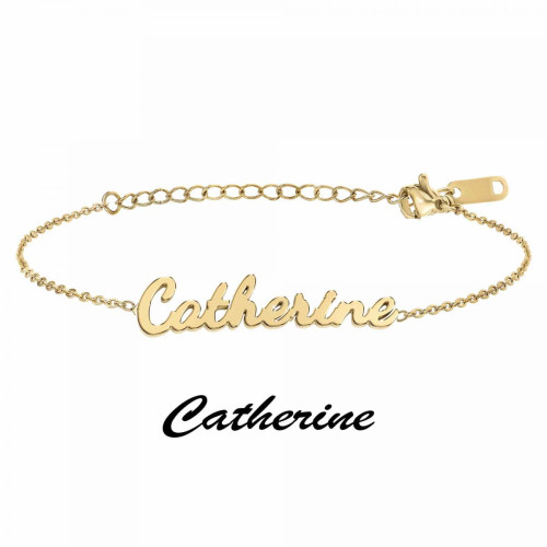 Athème - Bracelet Athème B2694-DORE-CATHERINE - Bijoux acier de marque