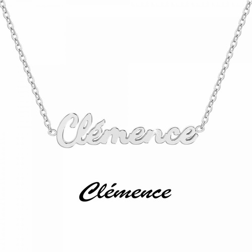 Athème - Collier Athème Femme - B2689-ARGENT-CLEMENCE  - Bijoux gris