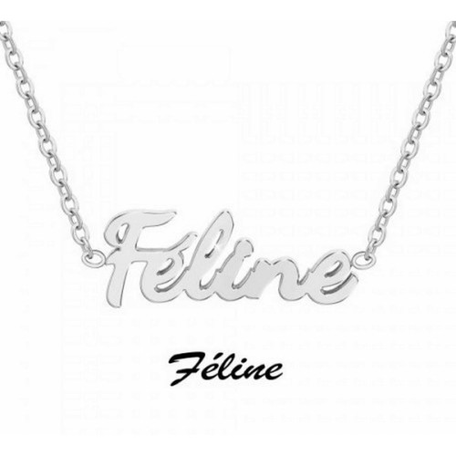 Athème - Collier et pendentif Athème B2689-ARGENT-FELINE - Atheme bijoux