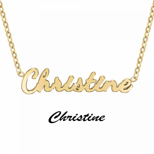 Athème - Collier Athème Femme - B2689-DORE-CHRISTINE - Promotions Bijoux Charms