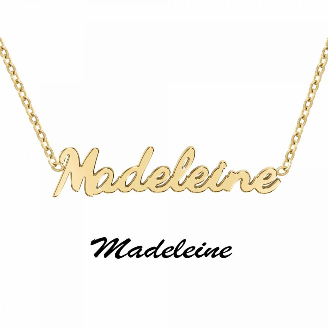 collier athème femme - b2689-dore-madeleine