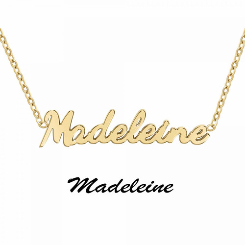 Athème - Collier Athème Femme - B2689-DORE-MADELEINE - Charms et bijoux saint valentin