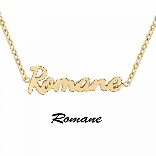 Athème - Collier Athème Femme - B2689-DORE-ROMANE  - Promo bijoux charms 30 a 40