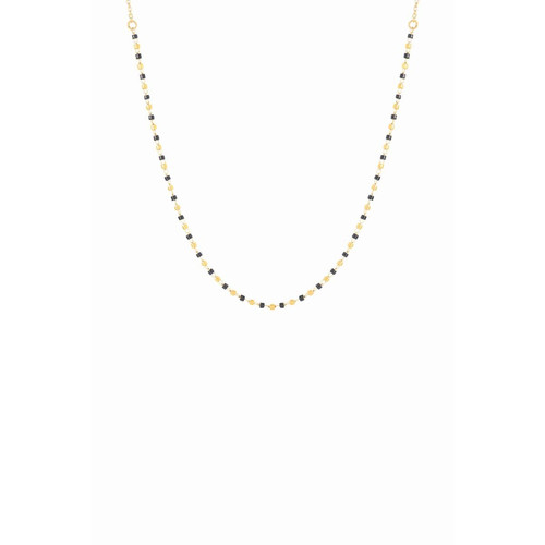Clyda Bijoux - Collier et pendentif Clyda - BCLCO0069SDNO - Promo bijoux charms 30 a 40