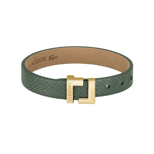 Lacoste Bracelet Femme Lacoste Lura - 2040218 CUIR Doré, Vert 2040218