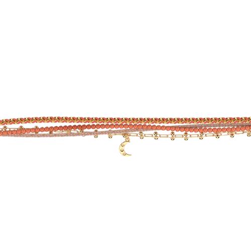 Les Cadettes - Bracelet Les Cadettes Orange - Bracelet de marque