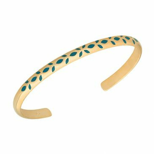 Les Georgettes - Bracelet Femme 70395001996000 Doré Laque Vert Canard - Cadettes R  - Idees cadeaux noel bijoux charms