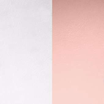 Les Georgettes - Cuir Rose Clair-Gris Clair Réversible Interchangeable - Bijoux de marque rose