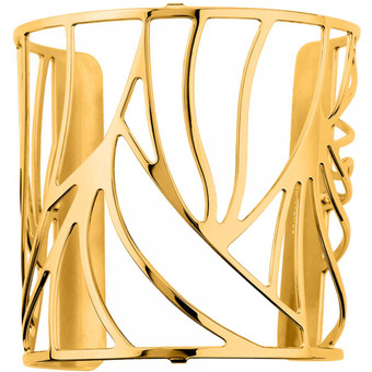 Les Georgettes - Bracelet Perroquet Laiton Finition Or 60 mm - Bijoux dore
