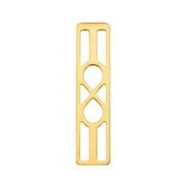 Les Georgettes Pendentif  Infini Laiton Finition Or Rectangle 60 mm 70309561900000