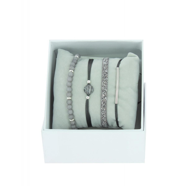 Les Interchangeables Bracelet Femme Les Interchangeables  - A56390 Strass Box Fabric 4 A56390