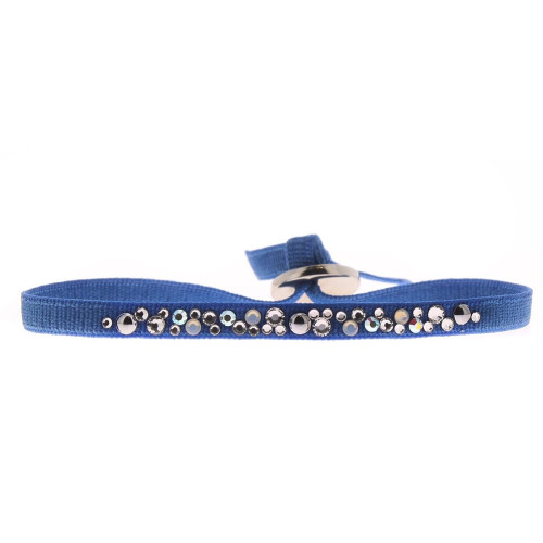 Les Interchangeables Bracelet Tissu Acier Bleu A41171 A41171