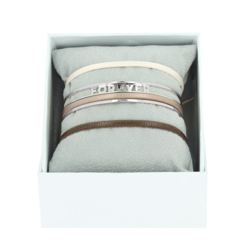 Les Interchangeables - Bracelet Composé Les Interchangeables  - Bijoux de marque argente