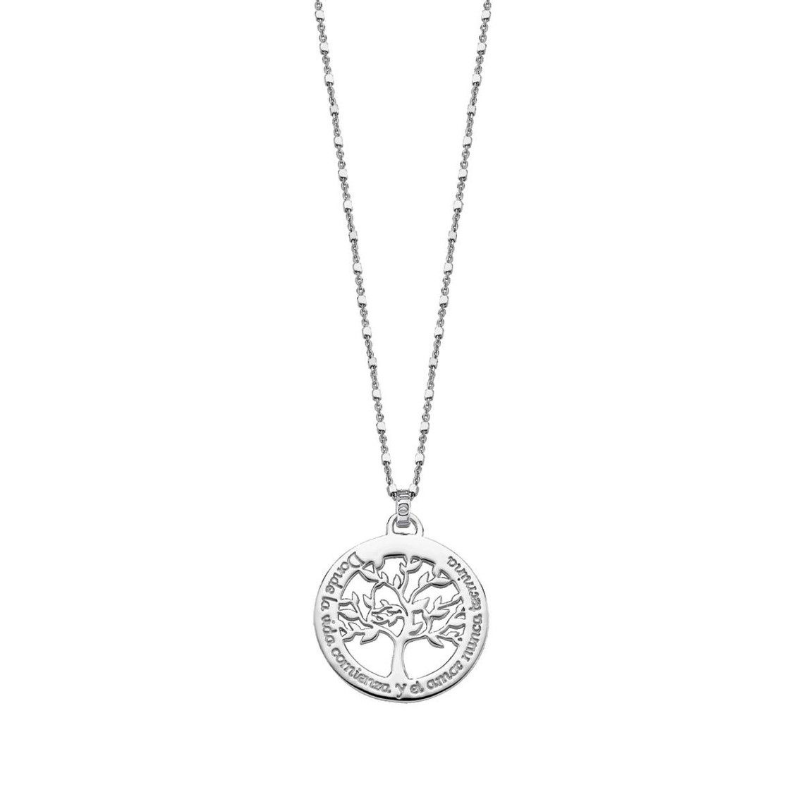 collier et pendentif lotus silver lp1641-1-1 femme