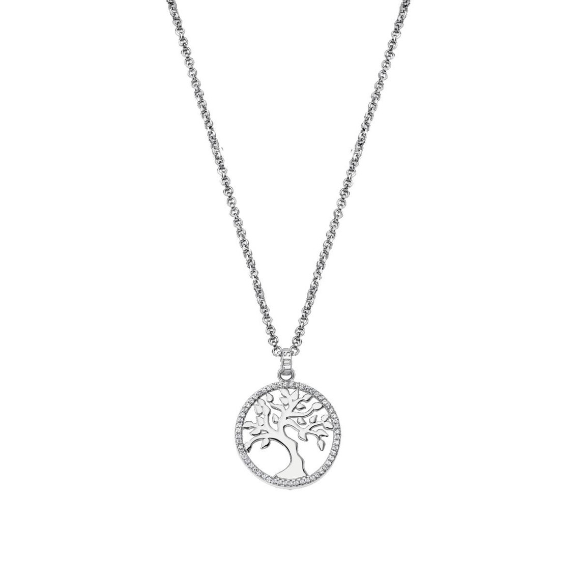 collier et pendentif lotus silver lp1778-1-1 femme