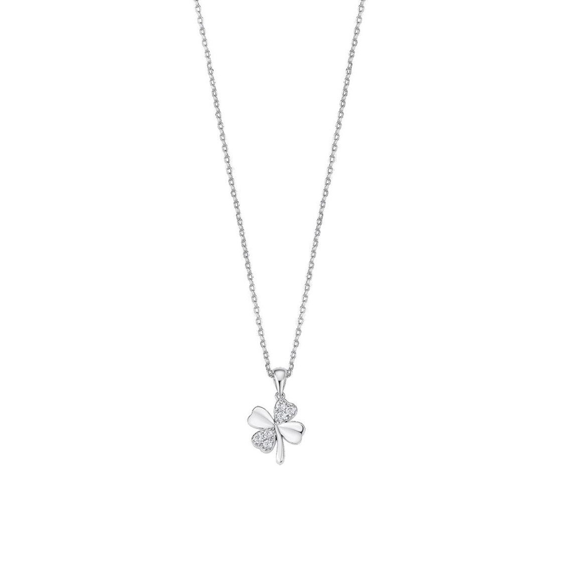collier lotus silver femme - lp3108-1-1