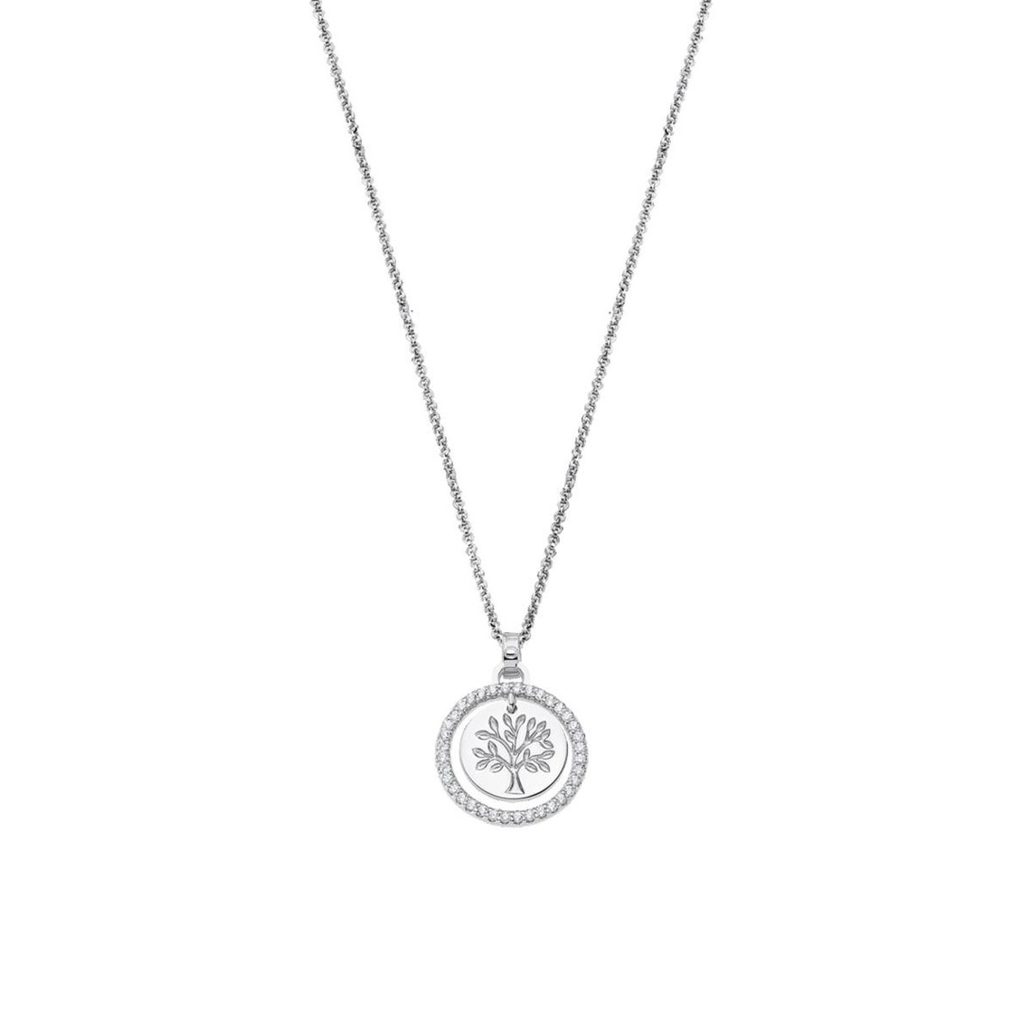 collier et pendentif lotus silver mystic lp1954-1-2 femme