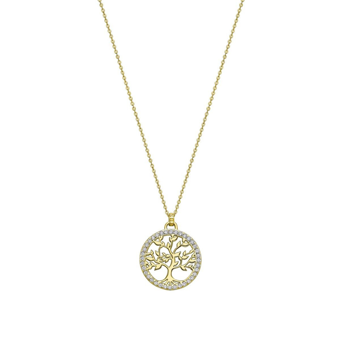 collier et pendentif lotus silver tree of life lp1746-1-2 femme