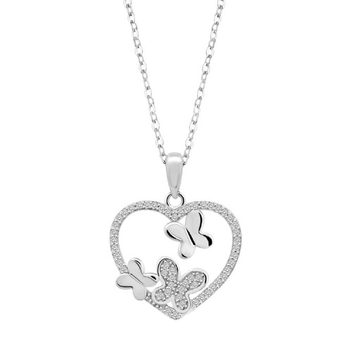 Lotus Silver - Pendentif Lotus Silver Argent - Bijoux coeur de marque