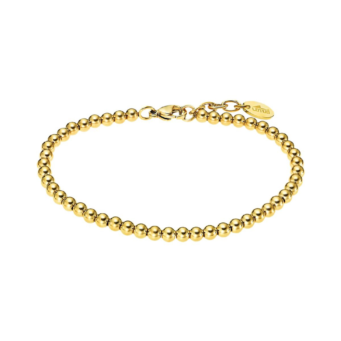 bracelet lotus style doré femme
