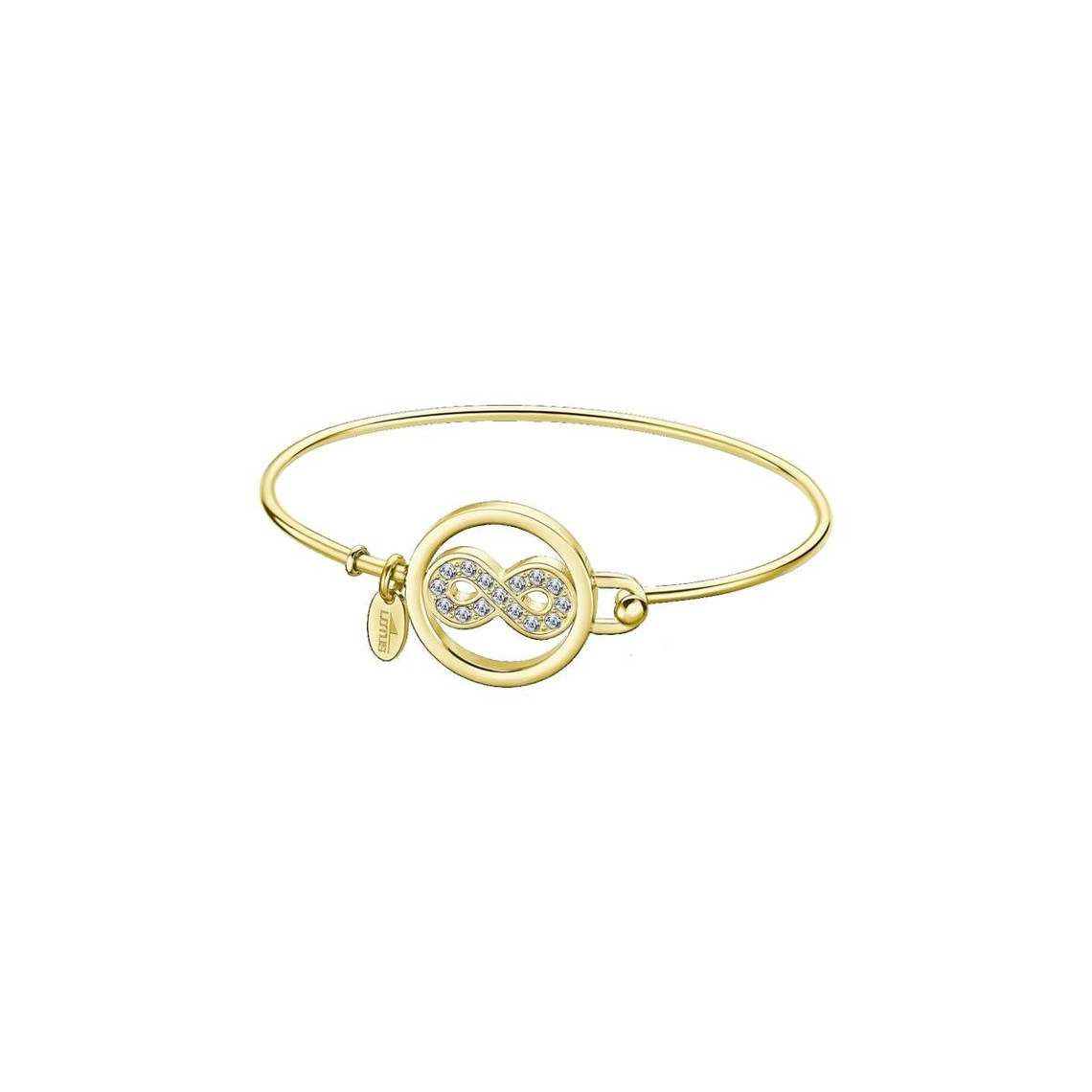 bracelet trèfle  ls2119-2-2 en acier doré lotus style