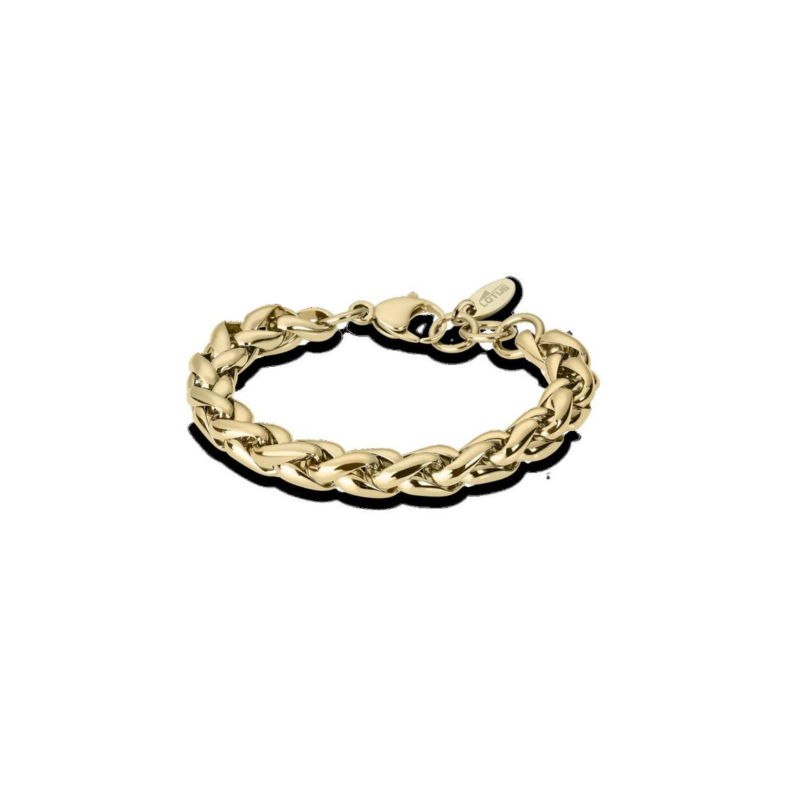bracelet femme ls2127-2-2 en acier doré lotus style