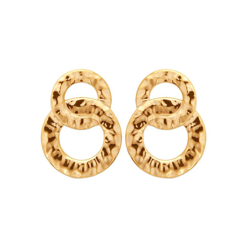 Maison de la Bijouterie - Boucles d'oreilles femme plaqué or - Y55V000 - Bijoux de marque