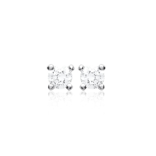 Maison de la Bijouterie - Boucles d'oreilles mixte Oxyde de Zirconium argent rhodié - Z5055Z03 - Bijoux de marque saint valentin