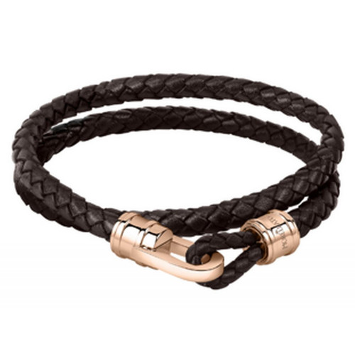Morellato - Bracelet Homme SQH35 en Cuir Marron Morellato - Bijoux morellato bracelet